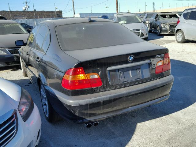 WBAAZ33485KW76957 - 2005 BMW 325 IS SUL BLACK photo 3