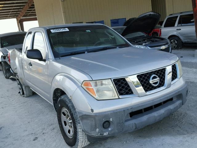 1N6BD06T15C443484 - 2005 NISSAN FRONTIER X SILVER photo 1