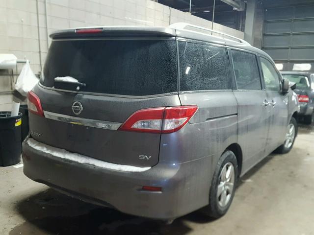 JN8AE2KP4H9168120 - 2017 NISSAN QUEST S GRAY photo 4