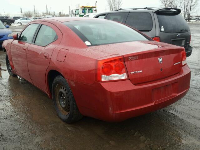 2B3CA4CD2AH112863 - 2010 DODGE CHARGER RED photo 3