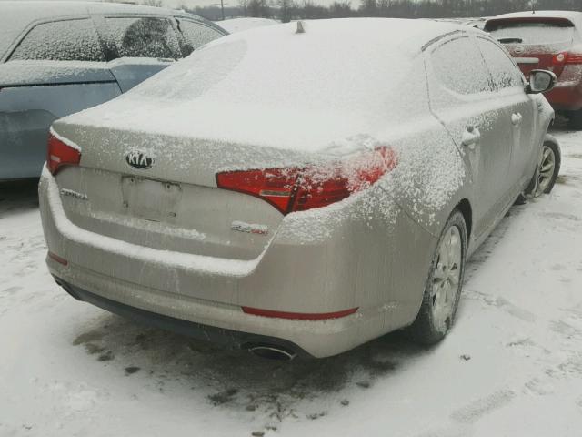 5XXGN4A7XDG238378 - 2013 KIA OPTIMA EX SILVER photo 4