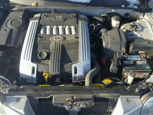 KNALD124745017567 - 2004 KIA AMANTI SILVER photo 7