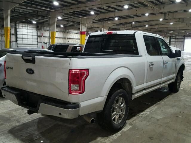 1FTFW1EG9HFA88074 - 2017 FORD F150 SUPER WHITE photo 4