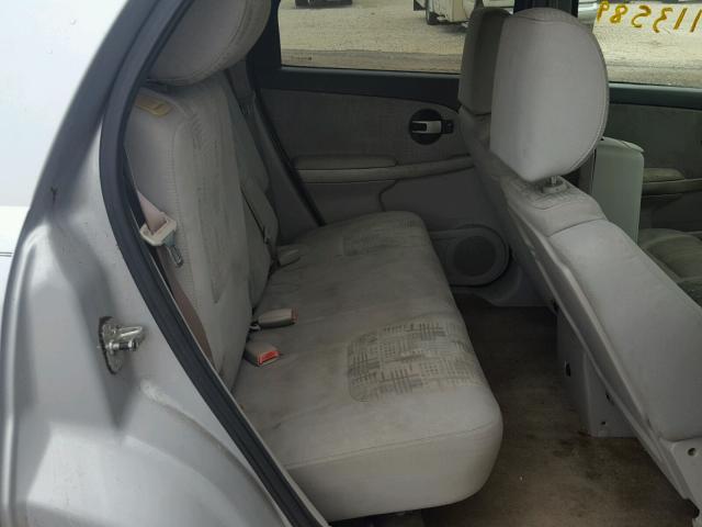 2CNDL13F956190762 - 2005 CHEVROLET EQUINOX LS SILVER photo 6