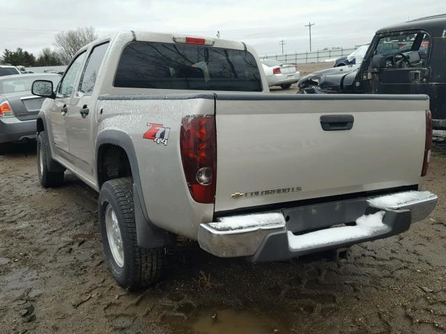 1GCDT136958132438 - 2005 CHEVROLET COLORADO TAN photo 3