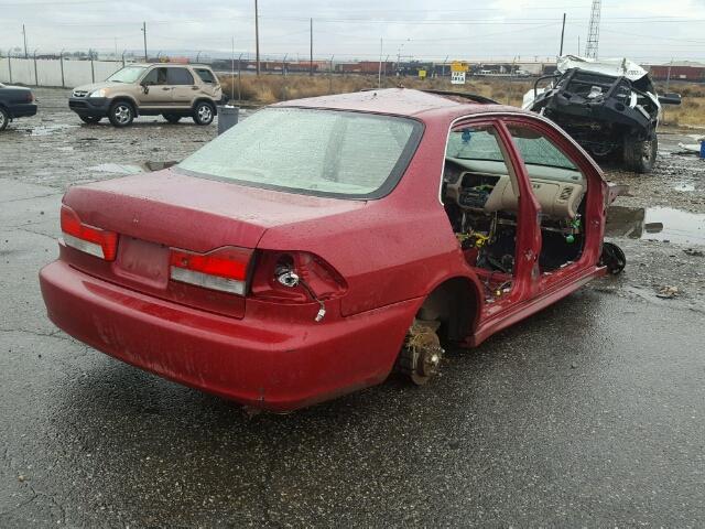 1HGCG56662A140005 - 2002 HONDA ACCORD EX BURGUNDY photo 4