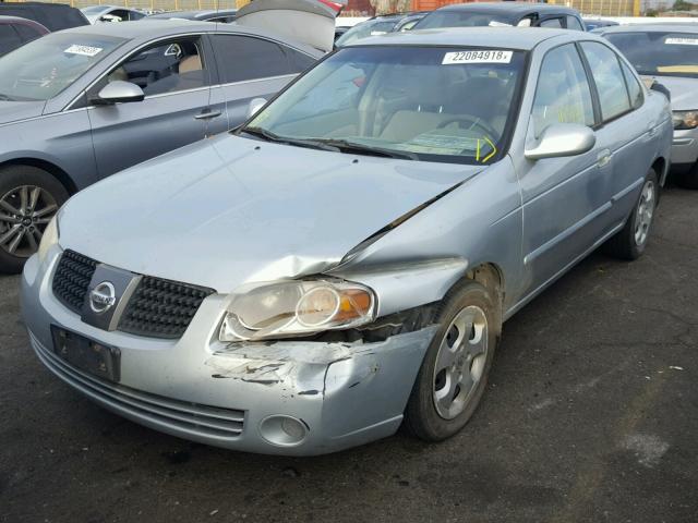 3N1CB51D94L852963 - 2004 NISSAN SENTRA 1.8 SILVER photo 2