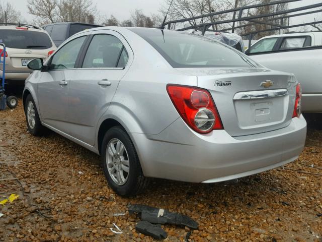 1G1JC5SH3D4245765 - 2013 CHEVROLET SONIC LT SILVER photo 3