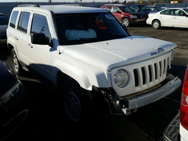 1C4NJPBA5DD238233 - 2013 JEEP PATRIOT SP WHITE photo 1