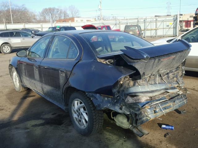 1G2NF52E94M596478 - 2004 PONTIAC GRAND AM S ლურჯი ფოტო 3