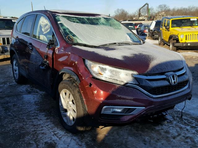 2HKRM4H54GH666116 - 2016 HONDA CR-V EX BURGUNDY photo 1