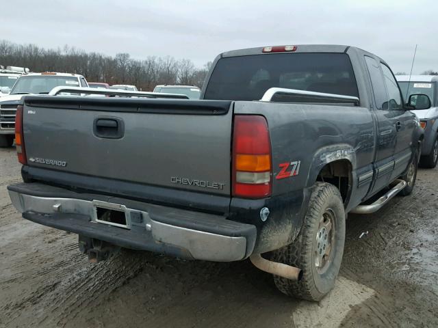 2GCEK19T6Y1175369 - 2000 CHEVROLET SILVERADO GRAY photo 4