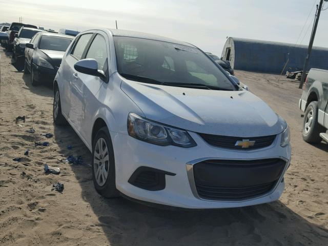 1G1JG6SH5H4152603 - 2017 CHEVROLET SONIC WHITE photo 1