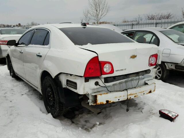 1G1ZC5EU7CF308140 - 2012 CHEVROLET MALIBU 1LT WHITE photo 3