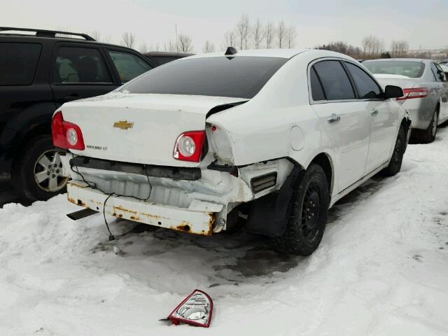 1G1ZC5EU7CF308140 - 2012 CHEVROLET MALIBU 1LT WHITE photo 4