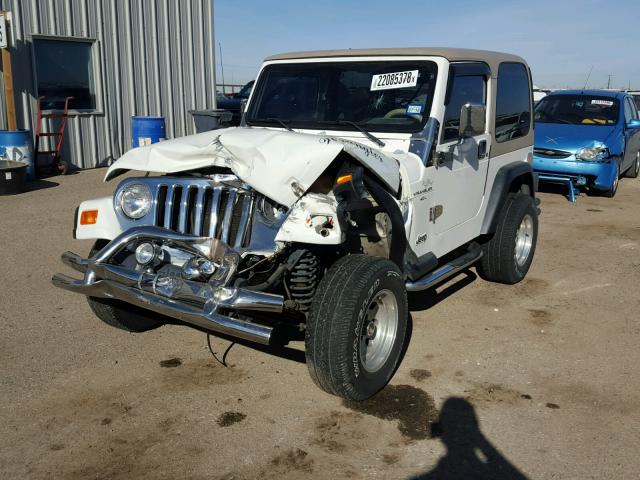 1J4FY19S5XP437632 - 1999 JEEP WRANGLER / WHITE photo 2