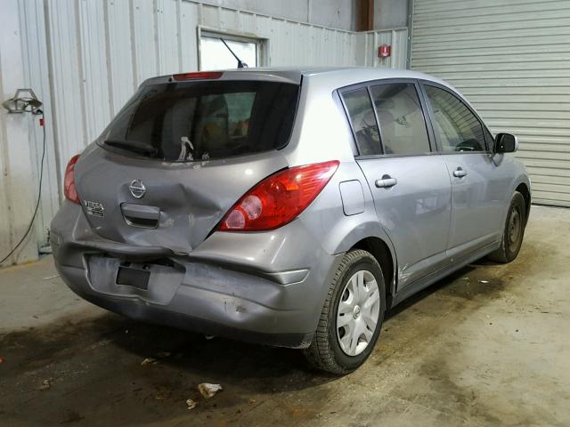 3N1BC1CP0BL439898 - 2011 NISSAN VERSA S GRAY photo 4