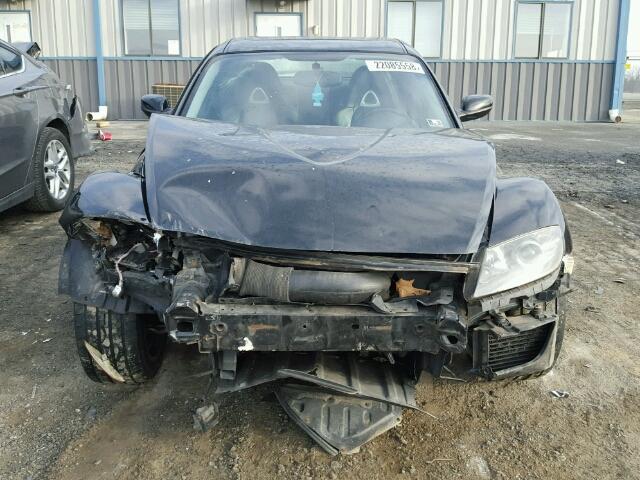 JM1FE17N540111796 - 2004 MAZDA RX8 BLACK photo 9