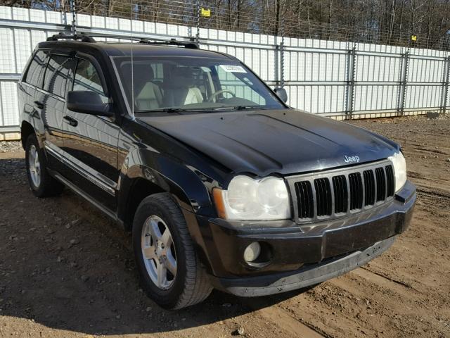 1J8HR58P07C539422 - 2007 JEEP GRAND CHER BLACK photo 1