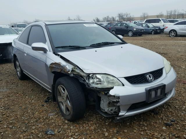 1HGEM22084L028234 - 2004 HONDA CIVIC EX SILVER photo 1