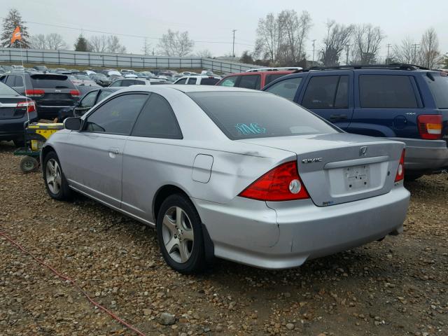 1HGEM22084L028234 - 2004 HONDA CIVIC EX SILVER photo 3