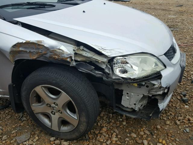 1HGEM22084L028234 - 2004 HONDA CIVIC EX SILVER photo 9