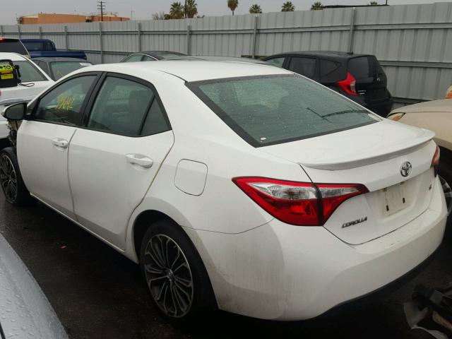 5YFBURHE1EP031787 - 2014 TOYOTA COROLLA L WHITE photo 3