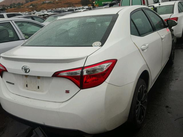 5YFBURHE1EP031787 - 2014 TOYOTA COROLLA L WHITE photo 4