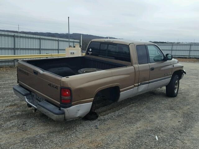 3B7HF13Z61G754910 - 2001 DODGE RAM 1500 BROWN photo 4