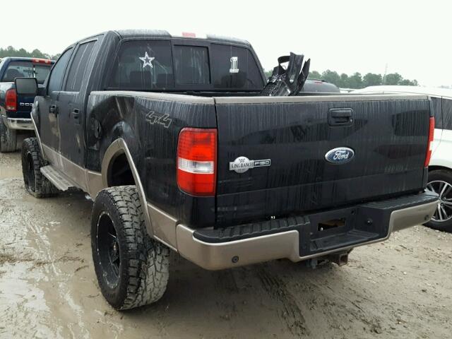 1FTPW14586KB60553 - 2006 FORD F150 SUPER BLACK photo 3