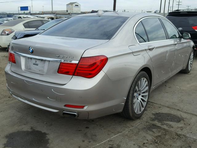 WBAKB8C58ACY63859 - 2010 BMW 750 LI SILVER photo 4