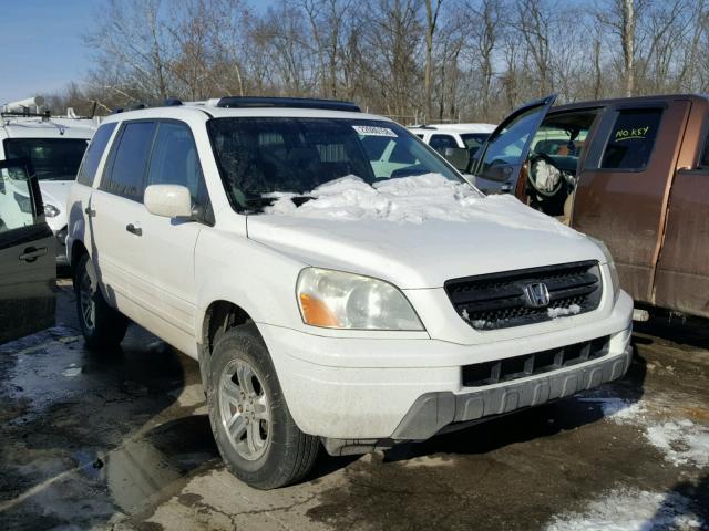 2HKYF184X4H588206 - 2004 HONDA PILOT EX WHITE photo 1