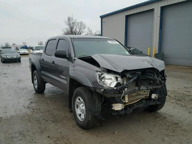 5TFLU4EN5EX100865 - 2014 TOYOTA TACOMA DOU CHARCOAL photo 1