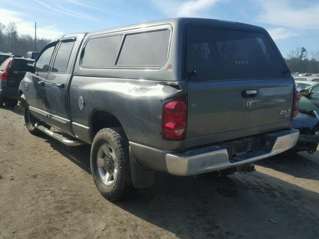 1D7KS28C47J551068 - 2007 DODGE RAM 2500 S GRAY photo 3