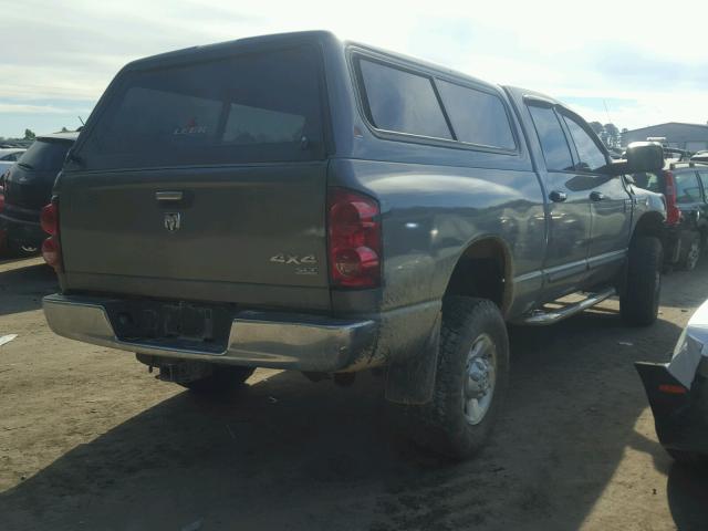 1D7KS28C47J551068 - 2007 DODGE RAM 2500 S GRAY photo 4