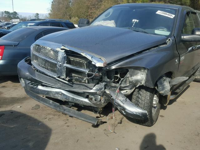 1D7KS28C47J551068 - 2007 DODGE RAM 2500 S GRAY photo 9