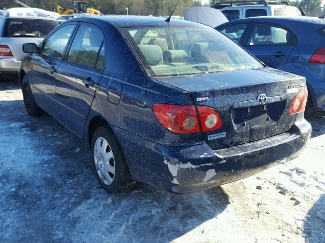 1NXBR32E27Z934815 - 2007 TOYOTA COROLLA CE BLUE photo 3