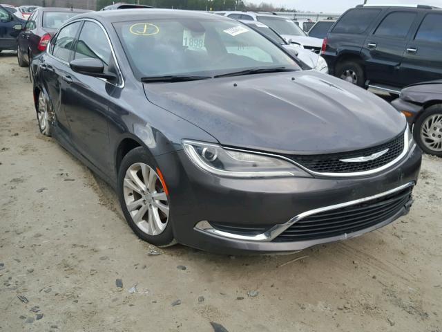 1C3CCCAB7FN634881 - 2015 CHRYSLER 200 LIMITE GRAY photo 1