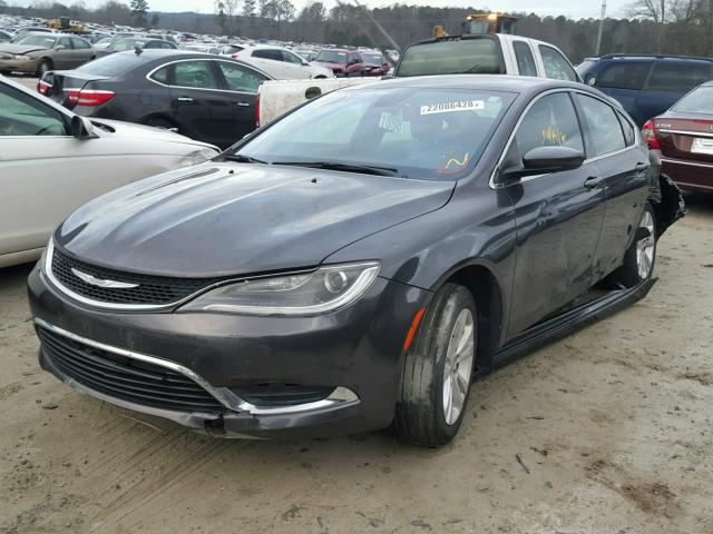 1C3CCCAB7FN634881 - 2015 CHRYSLER 200 LIMITE GRAY photo 2