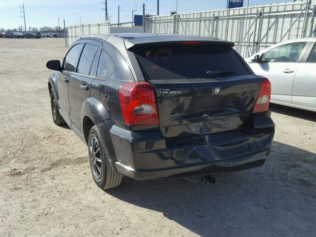 1B3HB28B68D678627 - 2008 DODGE CALIBER BLACK photo 3