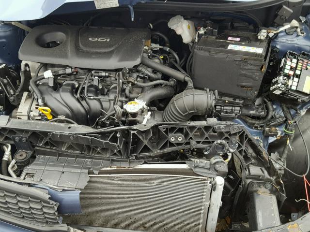 KNADM4A38G6548208 - 2016 KIA RIO LX Կապույտ լուսանկար 7