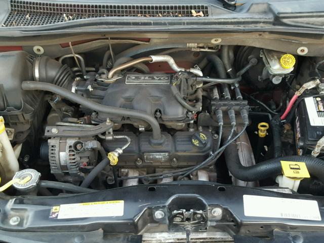 2A8HR44H78R665830 - 2008 CHRYSLER TOWN & COU RED photo 7