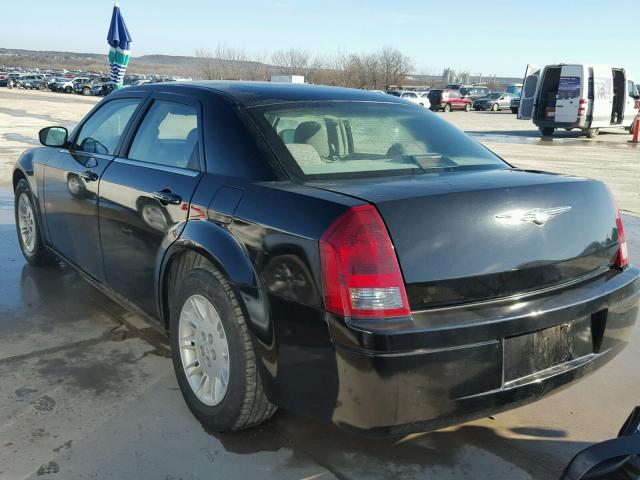 2C3KA43R57H704499 - 2007 CHRYSLER 300 BLACK photo 3