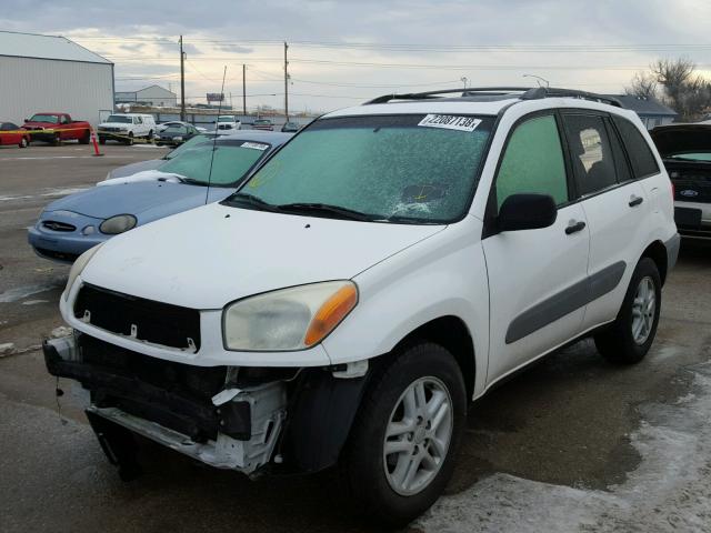 JTEGH20V820070620 - 2002 TOYOTA RAV4 WHITE photo 2