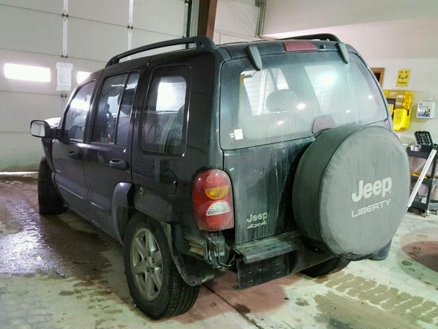 1J4GL58K44W295772 - 2004 JEEP LIBERTY LI BLACK photo 3