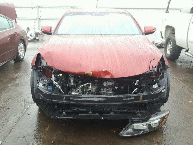 5XXGM4A71DG184715 - 2013 KIA OPTIMA LX RED photo 9