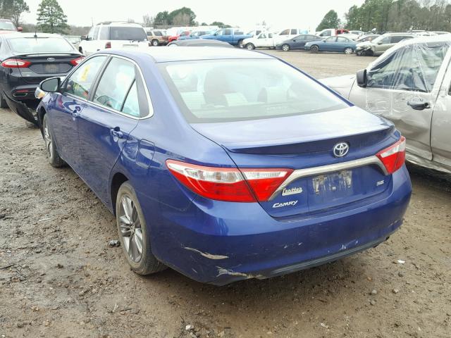 4T1BF1FK6FU892354 - 2015 TOYOTA CAMRY LE BLUE photo 3