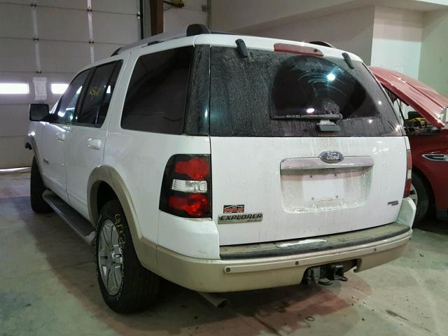 1FMEU74E56UB25310 - 2006 FORD EXPLORER E WHITE photo 3