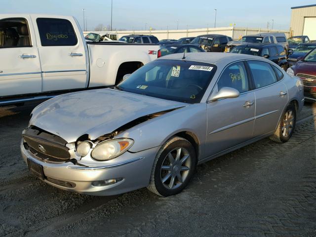 2G4WE537551174218 - 2005 BUICK LACROSSE C SILVER photo 2