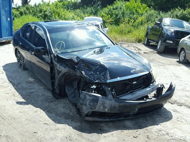 JNKAY01E76M107862 - 2006 INFINITI M35 BASE BLACK photo 1